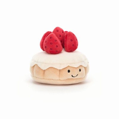 Jellycat Pretty Patisserie Tarte Aux Fraises | QS1093762